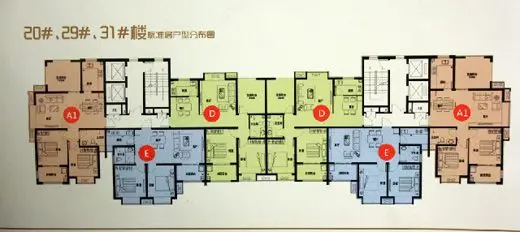 金柱·大学城此次开盘房源户型分布