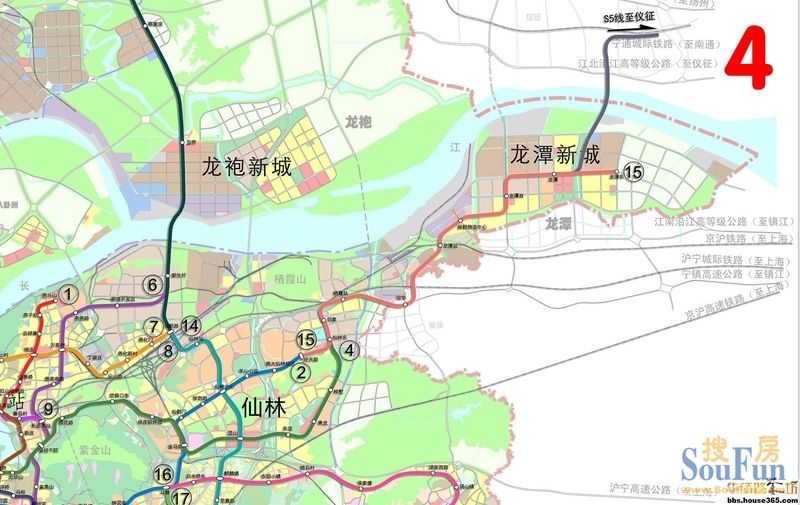 南京地铁16号线最新规划图图片