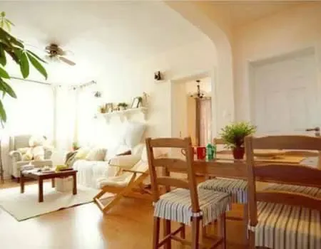 清新田园风装修厨房简单装修感受大自然的清爽