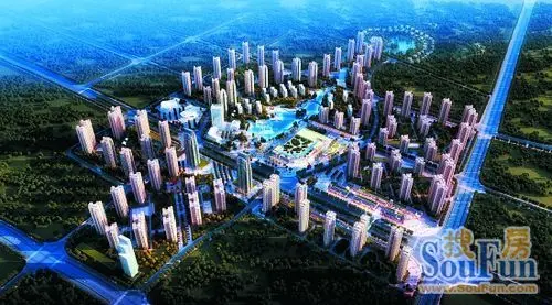 禹洲城市广场鸟瞰图