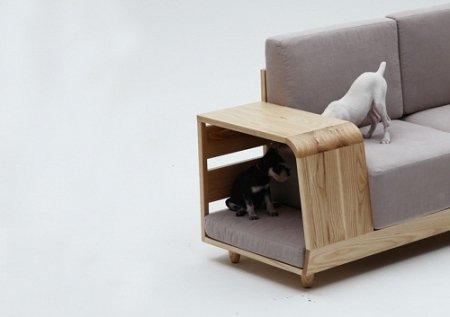 是的，猫狗也有专座了 韩国设计师的宠物沙发(图) 6