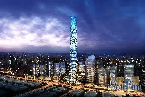 成都绿地中心千呼万唤始出来