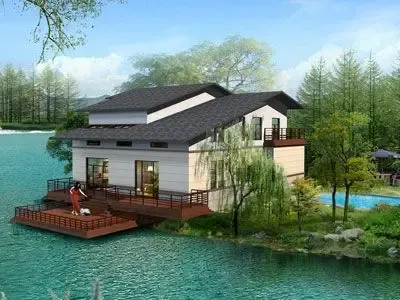 一层半别墅图片大全实现你梦想中的家_房产资