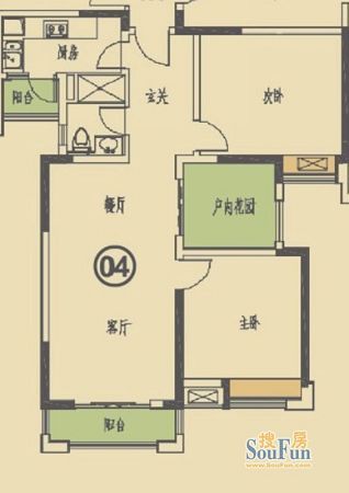 中海锦城户型图