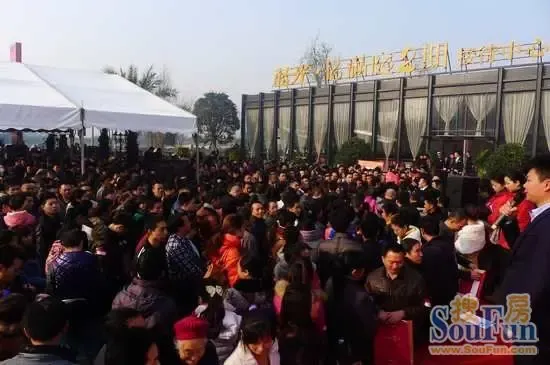 蓝光花满庭2期盛大开盘 600余套房源当天售罄|搜房地产资讯