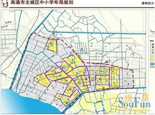 南通学区重新划分13大热门楼盘是否处在施教