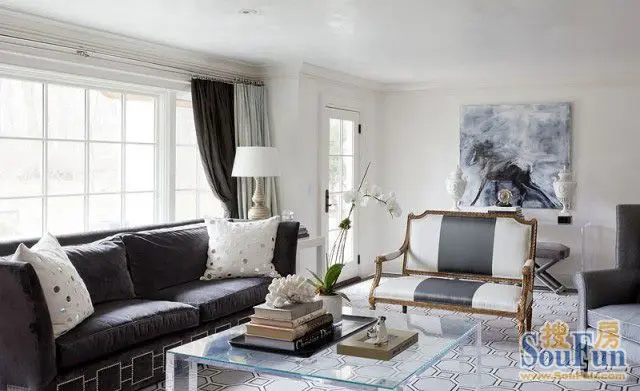 小户型家装效果图 100平米高雅气质复式公寓