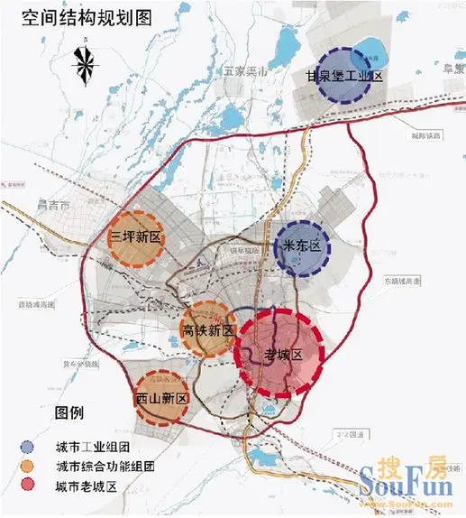 乌鲁木齐高铁新区核心区及辐射区楼盘