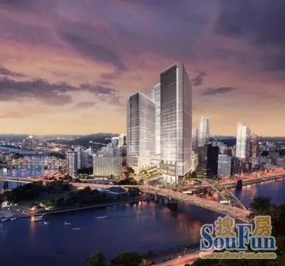 江北嘴金融城 完美诠释写字楼地段的重要性|搜