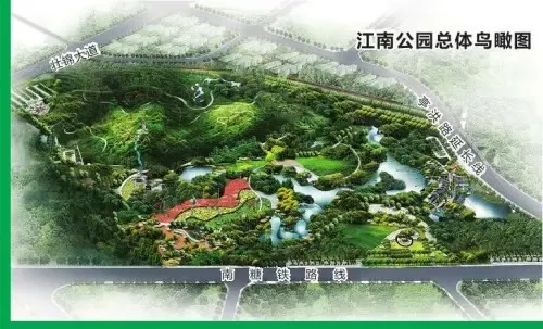 江南区将现南宁版江南水乡 位于壮锦大道旁的