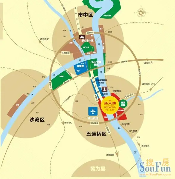 置恒·新天地区位图