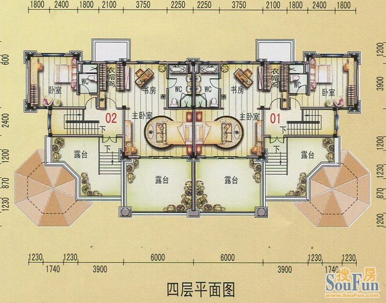 鹤山碧桂园全新映山叠墅h36户型点评