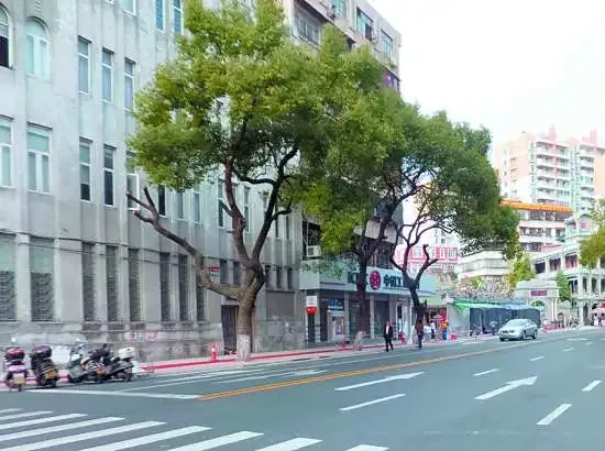 外马路改造将全线通车 步道增设红色自行车道