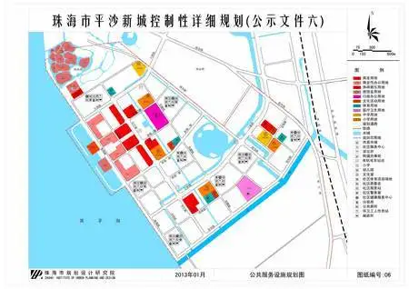 珠海平沙新城规划出炉 将打造一核双心四轴六区