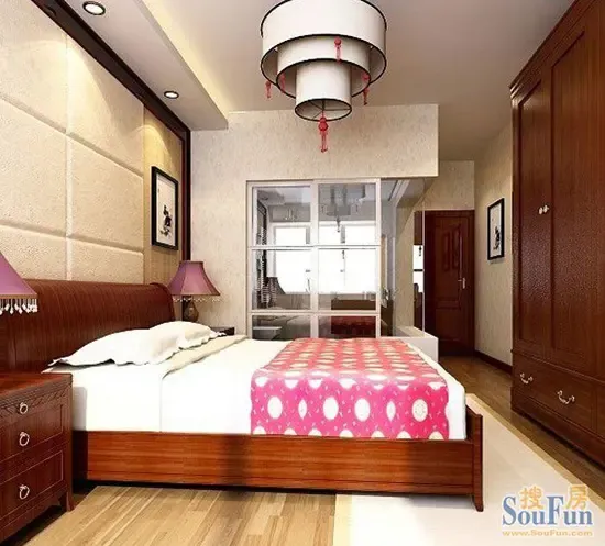 尚东君御110㎡三居室新中式装修 中式韵味西式