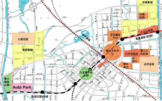 热点区位:太湖广场cbd与锡东"东大门"