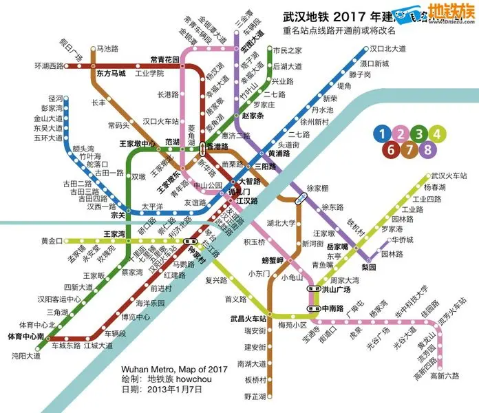 2017年大武汉什么样? 9条地铁通车四环线畅通