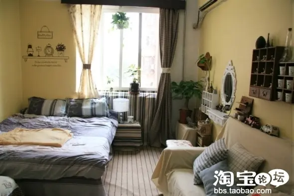 15平米出租屋摇身一变 看小美女唯美独立空间