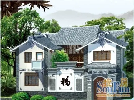 大理古城三合院