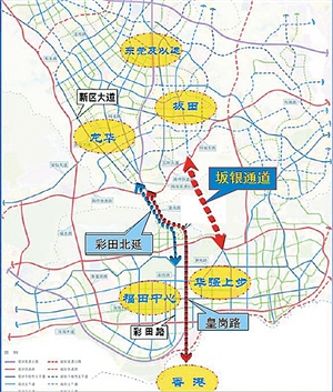 坂银通道新规划 打通深圳福田坂田楼市的任督二脉图片