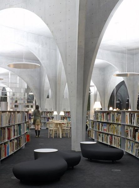 建筑设计欣赏:伊东丰雄 东京Tama大学图书馆
