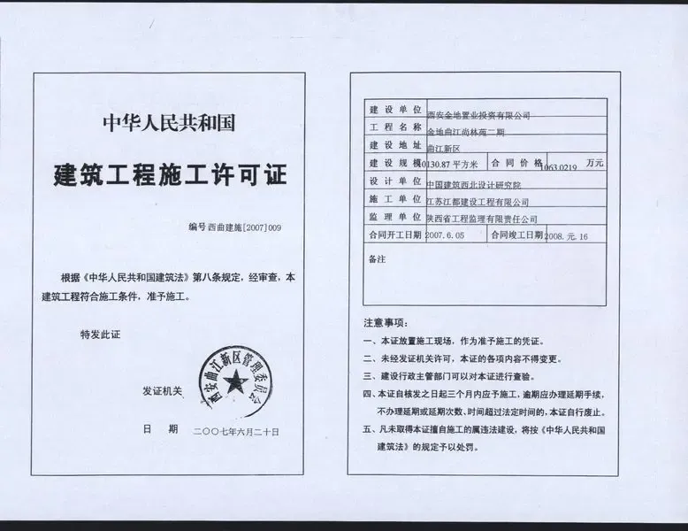 房产知识:建筑工程施工许可证管理办法包括哪
