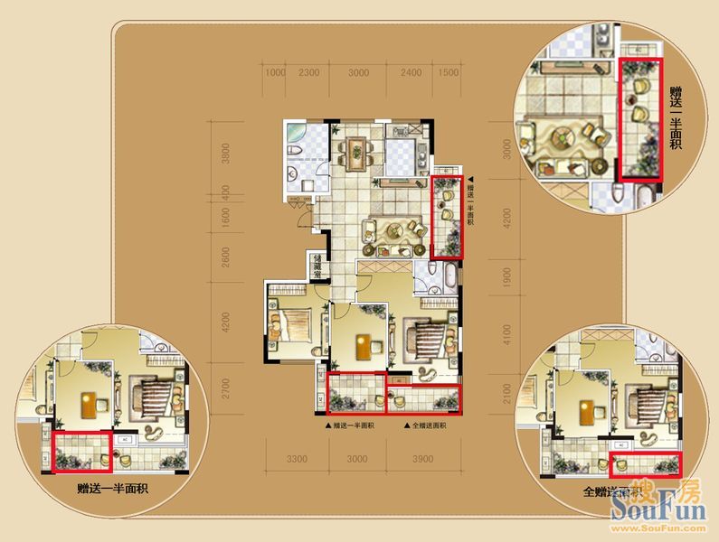 土地 土地资讯 应势加推 城市魔方户型震撼登场  盛世豪庭•香园