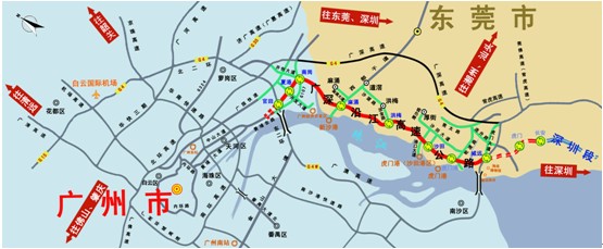 穗莞深城轨,5分钟一趟,直达广州天河区和深圳机场图片