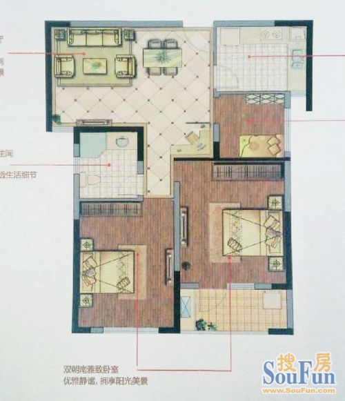 5月吴江开盘预告 均价6600起刚需小三房户型推荐