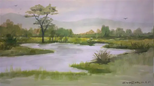 王卓人的水彩画
