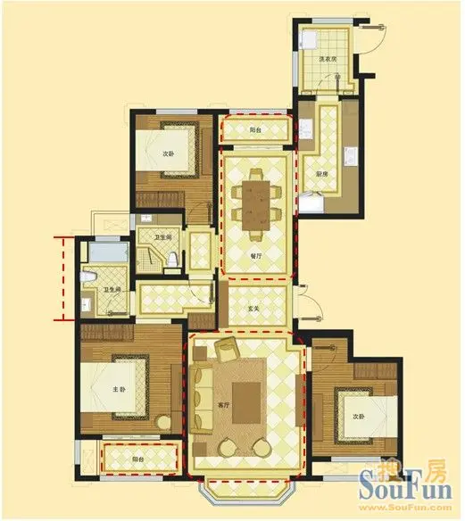 发现长兴最美户型 龙山泰景155户型全新首发