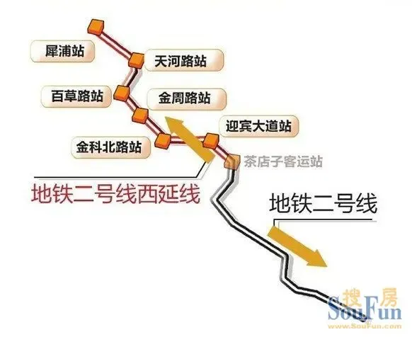 2号线西延线今起载客 小编带你看50米地铁盘