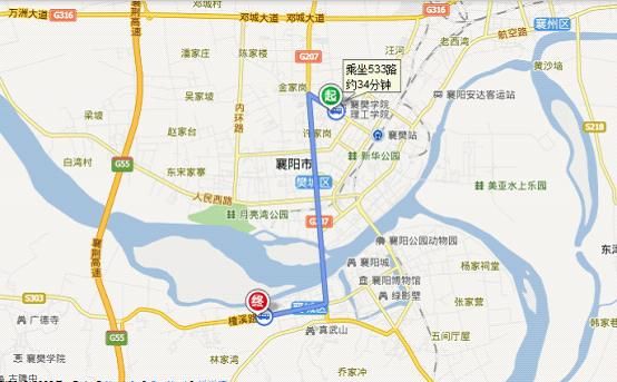 乘坐533路公交车直达襄城广电中心站下车,步行五分钟便可到襄阳恒大