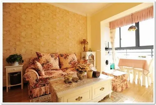 小户型装修实景图厨房客厅一体化实用又时尚(