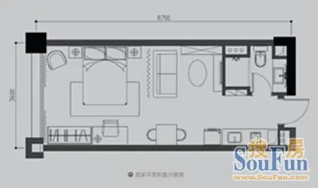 农村户型设计平面图; 百变随心所欲 cbc拓基广场40㎡户型点评_房产