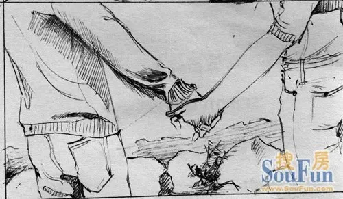 这段美妙的恋情就这样开始,校园里留下了我和她手牵手的甜蜜身影