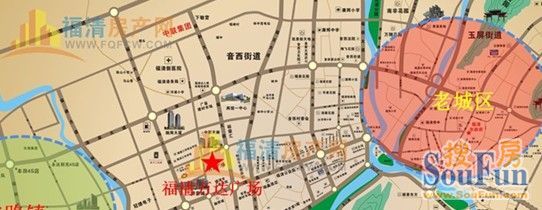 福清万达广场,以41万﹐超大规模体量,涵盖大型购物 ,室外步行街,地标图片