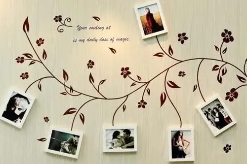 超惊艳<em>创意照片</em>墙效果图来袭 装饰出你的个性