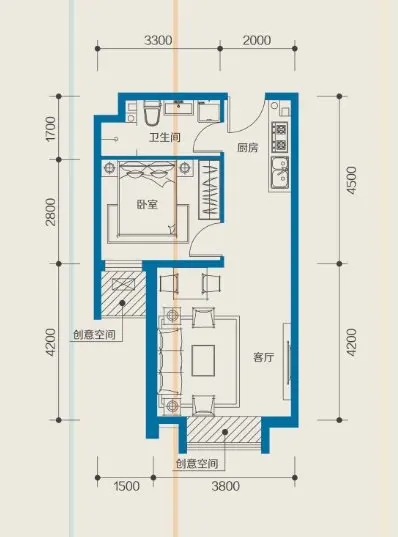 国信中央新城公寓产品户型图房天下独家上线