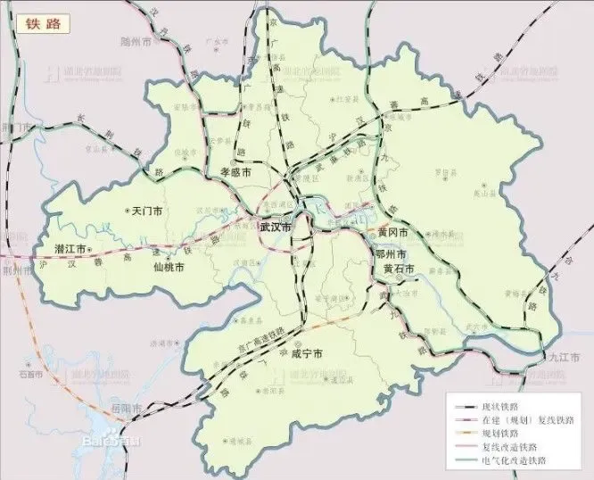 武汉至重庆最短仅需5小时 武咸武黄城铁年底通车