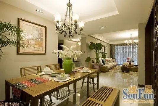 怡乐花园143平米三居室设计 西班牙软木的诱惑