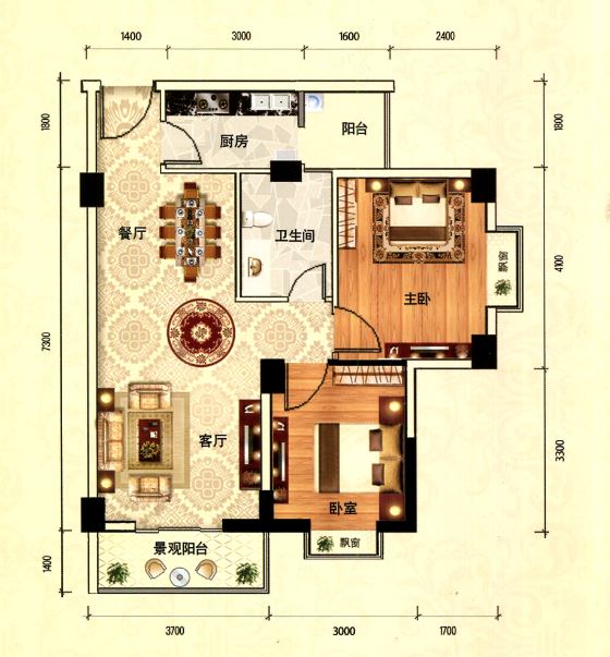 阳光西海岸户型图