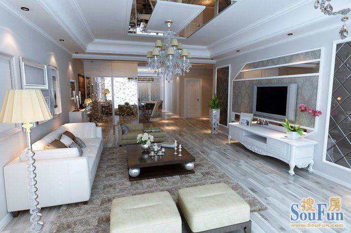 时尚白领的单身公寓 翡翠珑湾一居室诠释完美