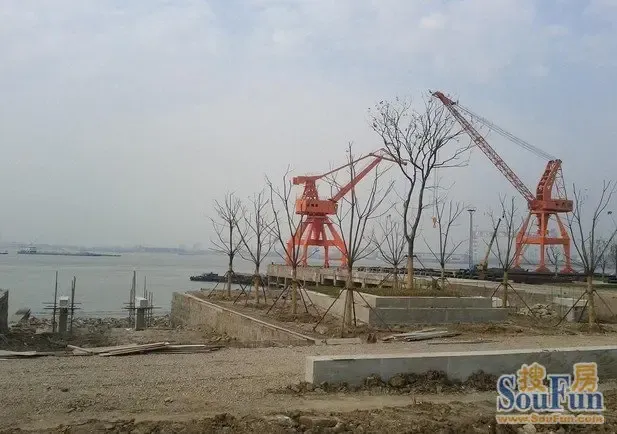图说江阴:扬子江船厂公园雏形初现码头变景点