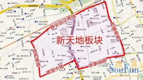 家居频道 新闻详情 新天地板块位于卢湾区东北方位,北靠淮海路商圈,老