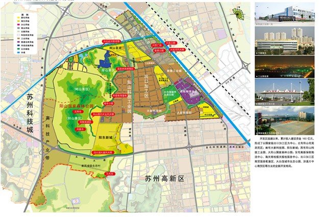 浒墅关经济开发区总体规划图