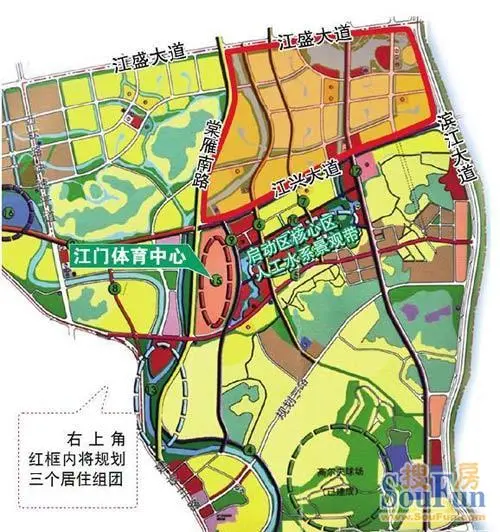 区控规再完善 体育以北将建居住群-天英·月珑湾业主论坛- 江门房天下