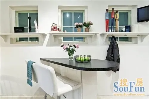 中顺上尚庭二居室88平米装修设计 简洁大方实