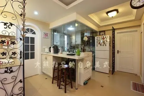 80后文艺小夫妻晒白色小美式新家装修设计效