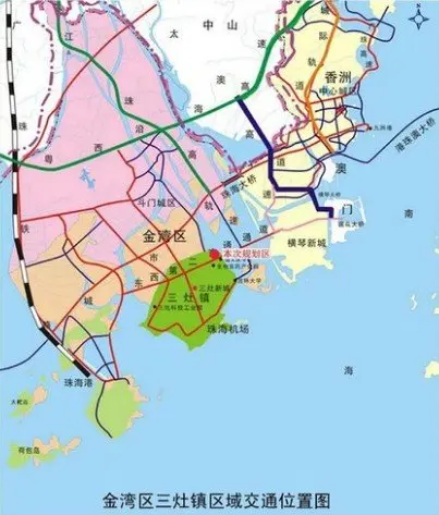 珠海航空城白龙河尾项目用地研究 居住地47.8万平